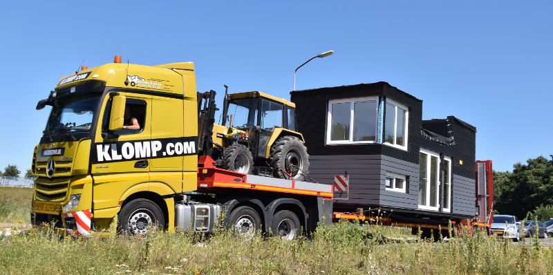 Klomp Transport - transport van tiny houses